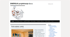 Desktop Screenshot of energija-projektiranje.eu